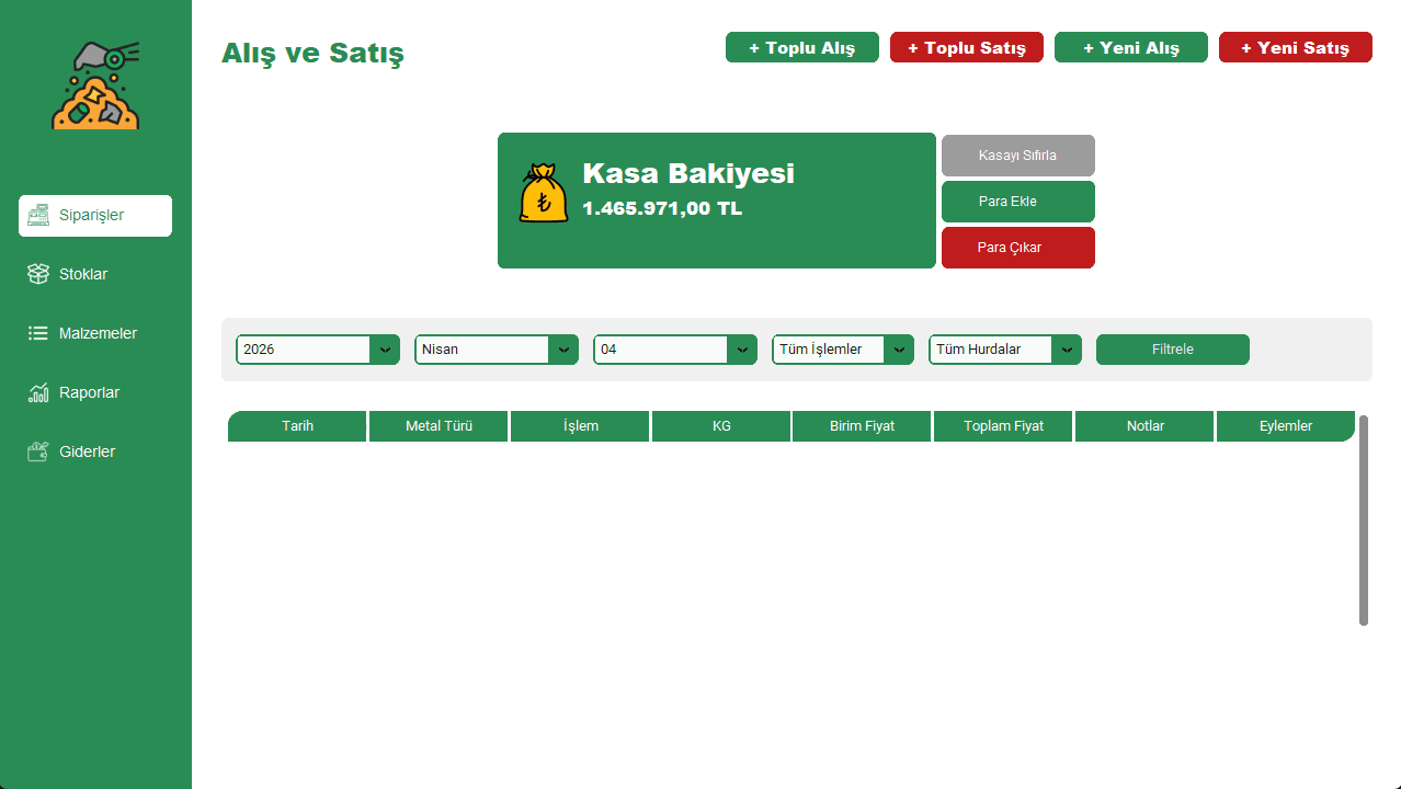 Scrapyard ERP – Business Management System